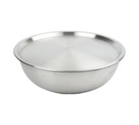 Stainless Steel Food Prep Bowl with Lid Home Use(34cm-6600ml) | for ideal for kneading dough, beating eggs, mixing salad, cooking soup, daily food preparation