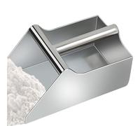 Stainless Steel Food Scoop - Coffee Bean Shovel, Candy Flour Popcorn | Small Kitchen Utility Scooper, Durable Bar Serving Tool, Ideal for Buffet Events or Party Snack Refill Use