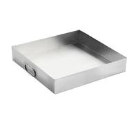 Stainless Steel Food Serving Tray, Plant Trays with Handle, Washer Machine Drain Pan, Oil Drip Pan for Under Car, No Hole for Dryers, Dishwashers, Refrigerators(60x50x5cm)