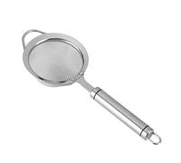 Stainless Steel Food Strainer Colander 30# Fine Mesh Oil Filter Durable Heat Resistant Kitchen Tool for Frying Cooking Draining Noodles Dumplings 304 Stainless Steel 11 Inch 4.1