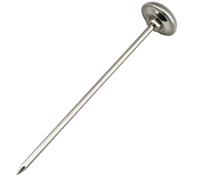 Stainless Steel Food Thermometer with Analog Dial for Coffee and Meat | Fast Accurate Readings, ±2℃ Precision and 10~110℃ Range, with Cover for Bakers and Home Cooks