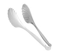 Stainless Steel Food Tongs for Toast and Boiled Eggs, Silver