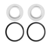 Stainless Steel Food Waste Disposer Adapter Durable Sink Accessories Parts for BECBAS WasteKing Wastemaid GE 180mm to 114mm Size with Silicone Ring