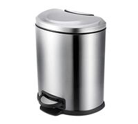 Stainless Steel Foot-Pedal Trash Can for Office 6L Capacity Airtight Lid Waste Bin for Home Stylish and Practical Recycling Bin Universal Size