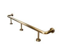 Stainless Steel Foot Railing for Bar, Bar Foot Rail Kit 3-15ft with Full Installation Accessories for Indoor Outdoor Pub Kitchen Loft, 330LBS Load Capacity(Titanium Gold,3ft/91cm)