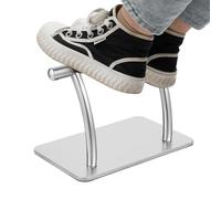 Stainless Steel Footrest, Salon Foot Rest, 29.5 * 19 * 20.5cm Professional Mobile Foot Rest, Foot Pedal Parts, Silver, for Barber Hairdressing Beauty Spa Nail Massage Salon Chairs