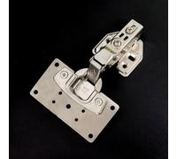 Stainless Steel For Cabinet Door Hinge Fixing Plate for Repair Use with Enhanced Hole Layout to Support Various Hinges 4 or 10 Pieces with Screws for Easy Replacement (4pcs)