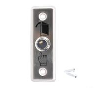 Stainless Steel for Compatible for Exit Push Entry Button for Access for Control Systems Activates Electric Strike with Magnetic Lock Slim or Keypad Release Suitable