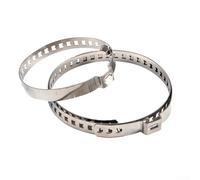 Stainless Steel for cv Boot Clamp Set 2pcs Inner Outer Stainless
