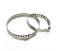 Stainless Steel for CV Joint Boot Clamp Kit, 10pcs Crimp Clamps for Driveshaft Axle Joints, Front Rear Left Right Replacement Parts