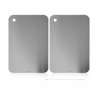 Stainless Steel for Kitchen Cutting Boards, Double Sided for Safe Food Handling and Easy Maintenance (30 * 20cm)