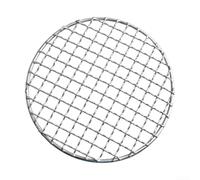 Stainless steel For outdoor grill rack with mesh to enhance smoky flavor and provide even heat distribution during camping, picnics, or backyard grilling (28cm)
