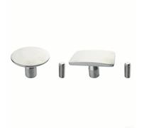 Stainless Steel For Pdr Knock Down Tip Replacement Heads For Paintless Dent Removal Hammer With Polished Finish And Shank Fitment For Auto Body Repair Workshop Tools Round Shape B)