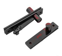 Stainless Steel for pivot Hinge, 360 Degree, Black L Set with Ball Catch | A 360 degree stainless steel for pivot hinge in the black L set with ball catch, for concealed wooden doors.