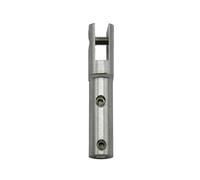 Stainless Steel Fork Terminal with Grub Screws 2MM - 4MM (Swageless Jaw Wire Rope Fitting) - 4MM