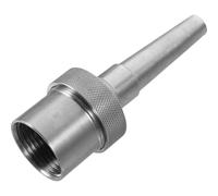 Stainless Steel Fountain Nozzle Adjustable Swivel Jet 10mm Outlet | Control, Silver Finish, for Pond Displays and Decorative Pool Water Features