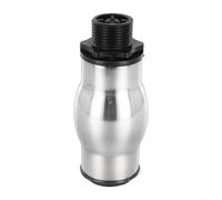 Stainless Steel Fountain Nozzle for Garden Pond and Water Feature - For Champagne Bubble Spray Head Creates Unique Upward Water Column - For Lasting Outdoor Decor Part - Black