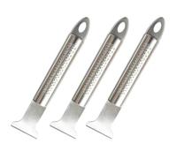 Stainless Steel Freezer Ice Scraper Tool, Fast Defrost Ice Scraper, Stainless Steel Kitchen IceScraper, Multi-Purpose Cleaning Tool for Home, Portable Defrosting Shovel (3pcs)