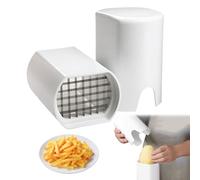 Stainless Steel French Fry Cutter, Manual Potato Chipper For Home Kitchen, Hand Chipper With Vegetable Cutter Setting
