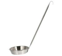 Stainless Steel Fried Snack Mold with Textured Handle for Hot Oil | Smooth round Edges, Sturdy Long Reach Handling, Easy Cleanup, for Home Cooks and Restaurant Chefs