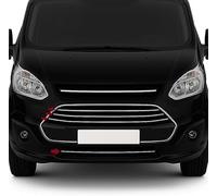 Stainless Steel Front Bumper Trim Compatible with CONNECT 2014 and Newer - 4-Piece Chrome Accent Cover Set