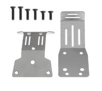 Stainless Steel Front Rear Chassis Protection Guard Plate RC Upgrade Parts for Tamiya 1/10 Fighter NXGEN DT04 RC Car