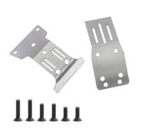Stainless Steel Front Rear Chassis Protection Guard Plate RC Upgraded Parts for Tamiya 1/10 Fighter NXGEN DT04 RC Car