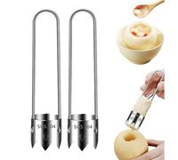 Stainless Steel Fruit and Vegetable Corer, Red Bell Pepper Seed Corer, 2024 Upgraded Stainless Steel Fruite Corer for Home Use, Kitchen Gadgets (2Pcs)