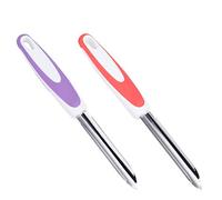 Stainless Steel Fruit Pepper Corer Core Remover Tools Kitchen Supplies Orange Purple