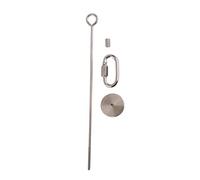 Stainless Steel Fruit Vegetable Holder Skewer for Parrot, Bird, Rabbit Hutch and Cages, 20cm, Silver