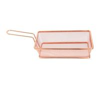 Stainless Steel Fryer Basket with Drain Hook for Quick Oil Draining | Perforated Frame Supports Safe Food Handling, Multi-cooker Compatible, Suitable for Sticks, Onion Rings, Catering