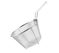 Stainless Steel Frying Basket Mesh French Chef Fries Chip Basket Foldable Strainer Net Food Colander Kitchen Cooking Frying for Pot with Handle Round for Open
