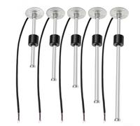 Stainless Steel Fuel and Water Level Sensor with SAE 5-Hole Mount, 240-33 Ohm Fuel Sender Unit for Marine Boat Diesel Tank and Oil Tank Applications,(175mm)