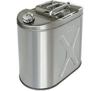 Stainless Steel Fuel Container with Spout - Leak-Proof and Rust-Resistant for Gasoline, Diesel, and Edible Oil