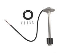 Stainless Steel Fuel Level Sensor Sender Unit| SAE 5-Hole Mount| 240-33 Ohm US Standard| IP67 Waterproof for Marine Automotive Truck Bus Water Diesel Tank Gauge(200mm)