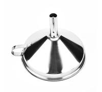 Stainless Steel Funnel - 6 Inch Filter Funnel | Metal Kitchen Strainer - Durable Anti-Rust Easy-Clean with Screen for Cooking Baking and Liquid Transfer, Precision Pouring Tool for Home &