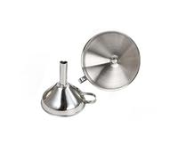 Stainless Steel Funnel, Kitchen Funnels with Handles, Sizes Large to Small Funnels for Transferring for Transferring Fluid,Liquid,Oil,Powder,and Making Jam (15CM)