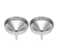 Stainless Steel Funnel, Large Food Grade Thickened Kitchen Funnel for Kitchen Use Filling Bottles Flask Cooking (2pcs 15cm)