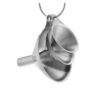 Stainless Steel Funnel Three-piece Set Mini Oil Spill Wine Tool Liquid Dispenser Kitchen