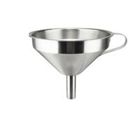 Stainless Steel Funnel With Detachable Filter Wide Mouth For Kitchen Oil Liquid Canning Tools(Medium Dia 13cm)
