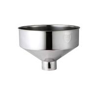 Stainless Steel Funnels 28 cm Durable Metal Kitchen Cooking Funnels, Large Caliber Funnels for Home, Hotel, Factory, Easy to Clean (Color : Silver, Size : 28 * 7.8cm)