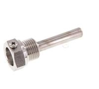 Stainless Steel G 1/2 Inch Bolt Fix Thermowell for 63mm Stem Max 600°C and 25 Bars