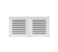 Stainless Steel Gable Vent 12x6 Inch Black Exterior Wall Louver With Mesh Screen For Rain Protection And Debris Blocking On Residential Roof Or Commercial Building Siding Air Grille Outlet(2)