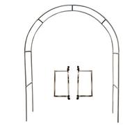 Stainless Steel Garden Arch - 7.5ft/7.9ft High Metal Pergola Arbor for Climbing Plants, Wedding Decorations, Outdoor Party, Customizable Size (1.8 * 2.4m/5.9 * 7.9ft)