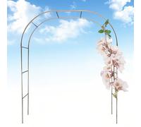 Stainless Steel Garden Arch for Climbing Plants Durable Outdoor Trellis Elegant Rose Arch Decoration for Garden Pathway Backyard and Patio