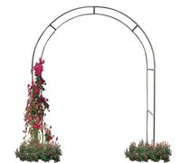 Stainless Steel Garden Arch -Metal Pergola & Support Trellis Weatherproof Wedding Arch 2x2.4m (6.6x7.9ft) Outdoor Decor for Plants & Events