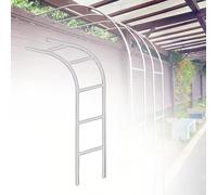 Stainless Steel Garden Arch Trellis Pergola for Climbing Plants, Sturdy Outdoor Arbor for Lawn Backyard Decor and Flower Support