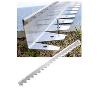 Stainless Steel Garden Edging, Heavy Duty No Dig Landscape Border, Rust Proof Barrier for Lawns and Gravel