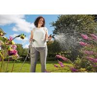 Garden Gear Easy Hose Stainless Steel Garden Water Hosepipe Rust Proof & Tangle Free With Hand Held Spray Nozzle (50Ft)