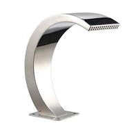 Stainless Steel Garden Pool Waterfall Fountain, Outdoor Inground Pool Cascade Feature, Decorative Water Games for Backyard Oasis, Elegant Water Display